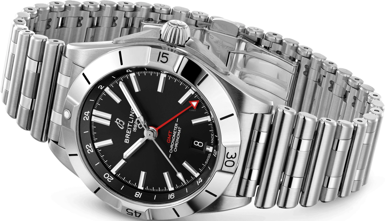 Breitling,Chronomat 40mm,40mm,Stainless Steel,Luminous,Black,Automatic,42hours,In-house Caliber,A32398101B1A1