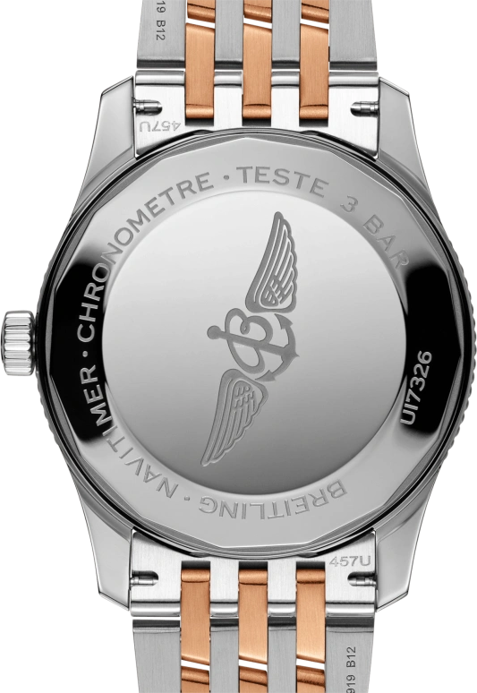 Breitling,Navitimer 41mm,41mm,Rose Gold,Stainless Steel,Silver,Automatic,Chronograph,Date,Anti-magnetic,U17326211G1U1