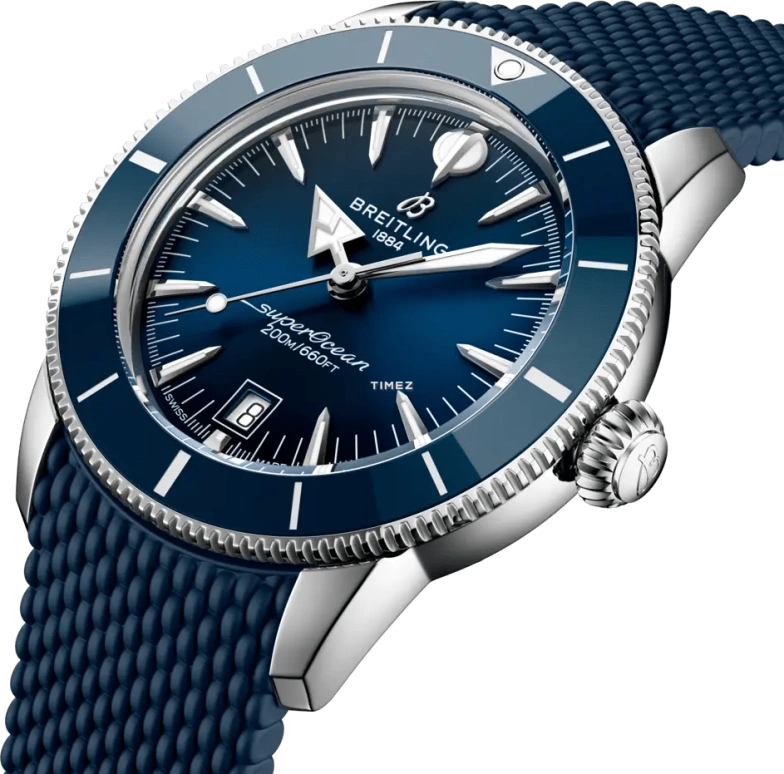 Breitling,Superocean Heritage 42mm,42mm,Stainless Steel,Blue,Automatic,Day,78hours,AB3111161C1S1
