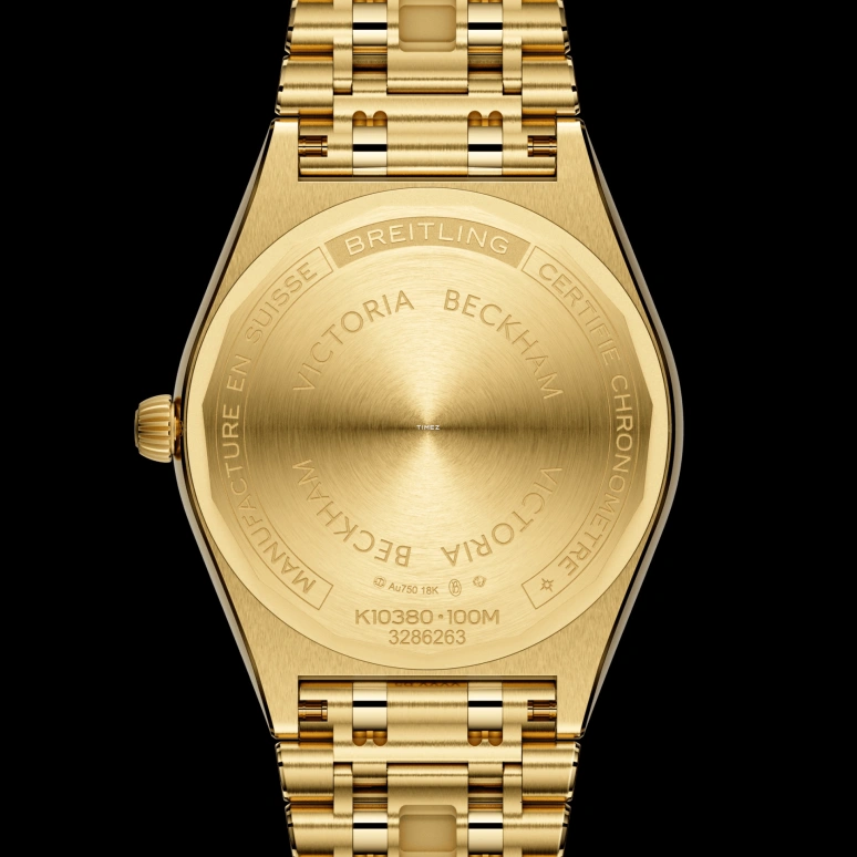 Breitling,Chronomat 36mm,36mm,Yellow Gold,Sand,Automatic,Day,Sapphire,Crystal Glass,K103801A1A1K1