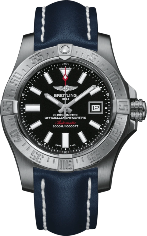 Breitling,Avenger 45mm,45mm,Stainless Steel,Black,Automatic,Chronograph,Date,Anti-magnetic,A1733110,A1733110/BC30/112X/A20DSA.1