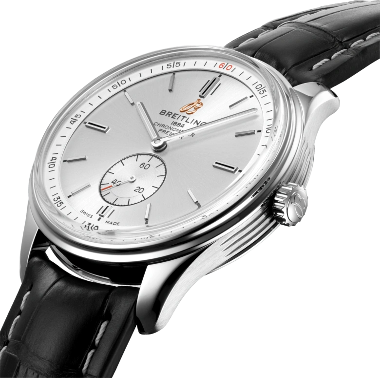 Breitling,Premier 40mm,40mm,Stainless Steel,Silver,Automatic,Chronograph,Date,A37340351G1P1