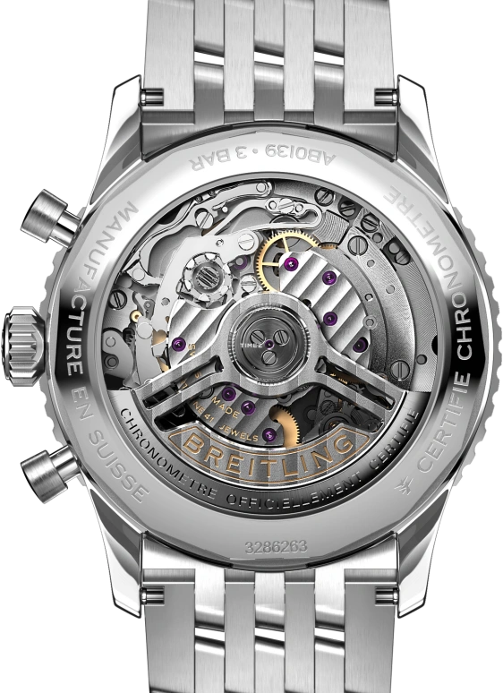 Breitling,Navitimer 41mm,41mm,Stainless Steel,Blue,Automatic,Chronograph,Day,AB0139241C1A1