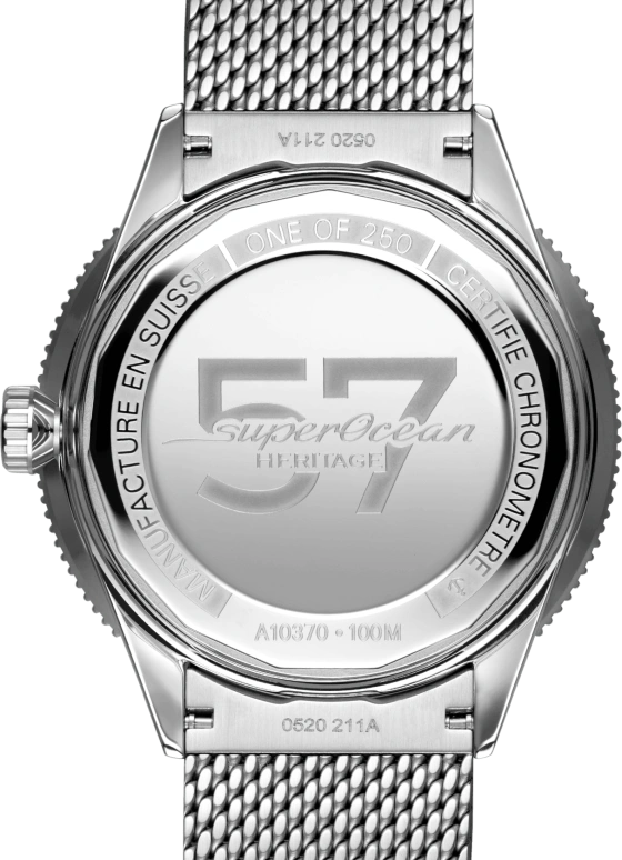 Breitling,Superocean Heritage 42mm,42mm,Stainless Steel,Black,Automatic,42hours,In-house Caliber,A103701A1B1A1