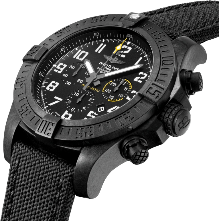 Breitling,Avenger 50mm,50mm,Titaplast,Black,Automatic,Chronograph,Date,Column Wheel,XB0170E41B1W1