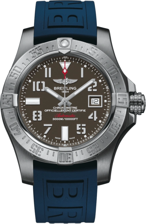 Breitling,Avenger 45mm,45mm,Stainless Steel,Grey,Automatic,Chronograph,Date,Anti-magnetic,A1733110,A1733110/F563/157S/A20DSA.2