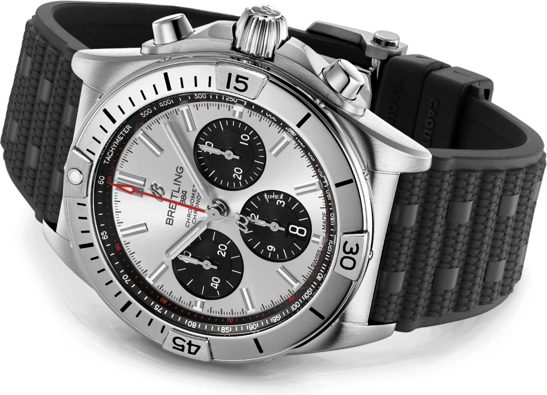 Breitling,Chronomat 42mm,42mm,Stainless Steel,Silver,Automatic,Chronograph,Day,AB0134101G1S2