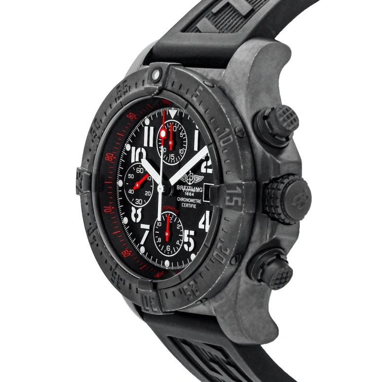 Breitling,Avenger 45mm,45mm,Stainless Steel,Black,Automatic,Chronograph,Day,M1338010,M1338010-B864