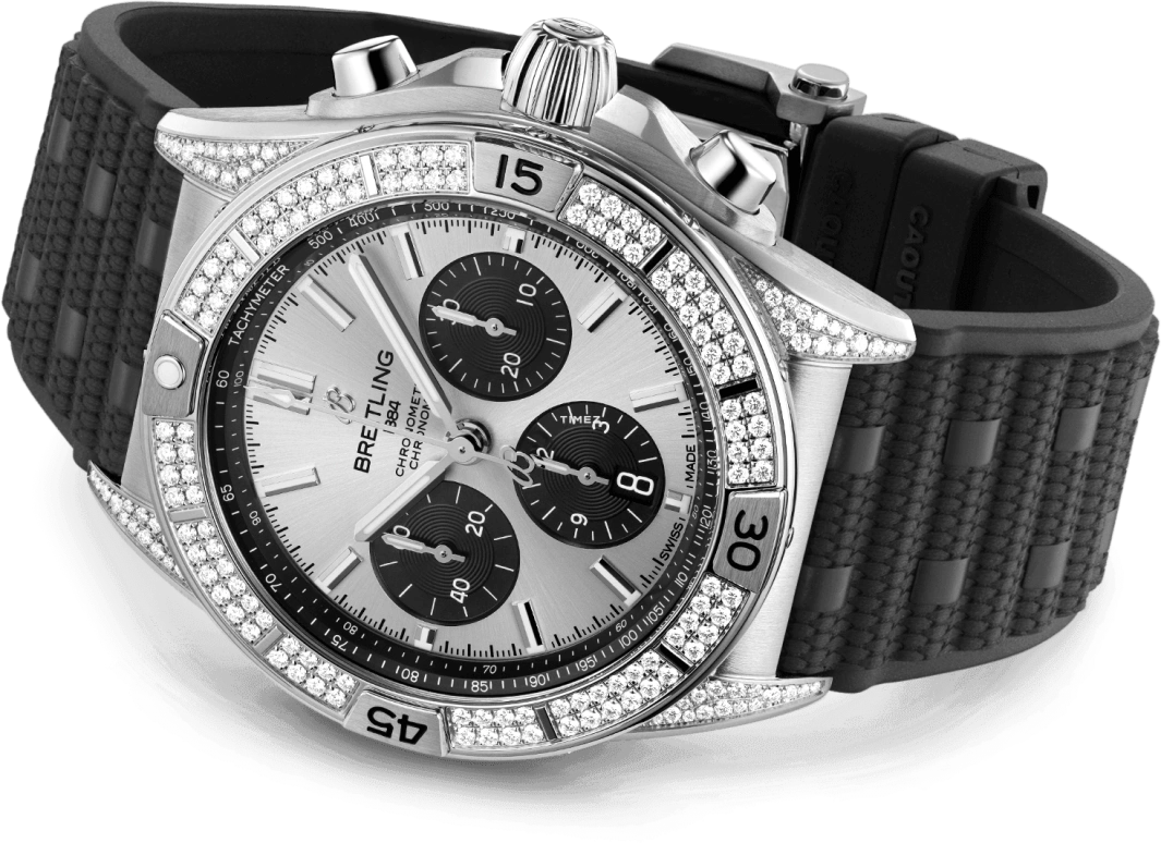 Breitling,Chronomat 42mm,42mm,Stainless Steel,Silver,Automatic,Chronograph,Day,AB0134721G1S2