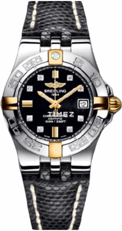 Breitling,Galactic 30mm,30mm,Stainless Steel,Black,Quartz,26280hours,In-house Caliber,B71340L2,B71340L2.BA15.168Z.A14D1