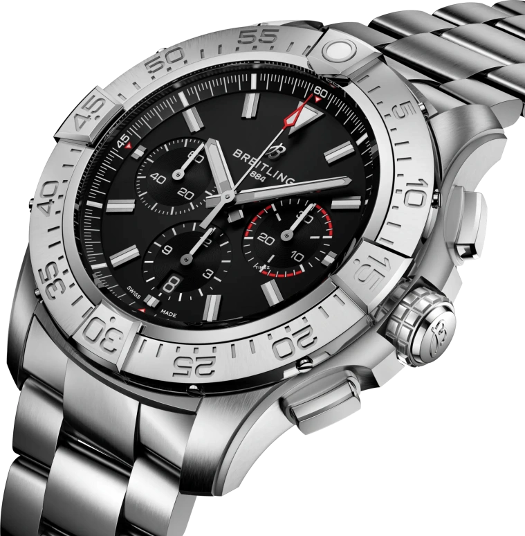 Breitling,Avenger 46mm,46mm,Titanium,Black,Automatic,Chronograph,Day,EB0148101B1E1