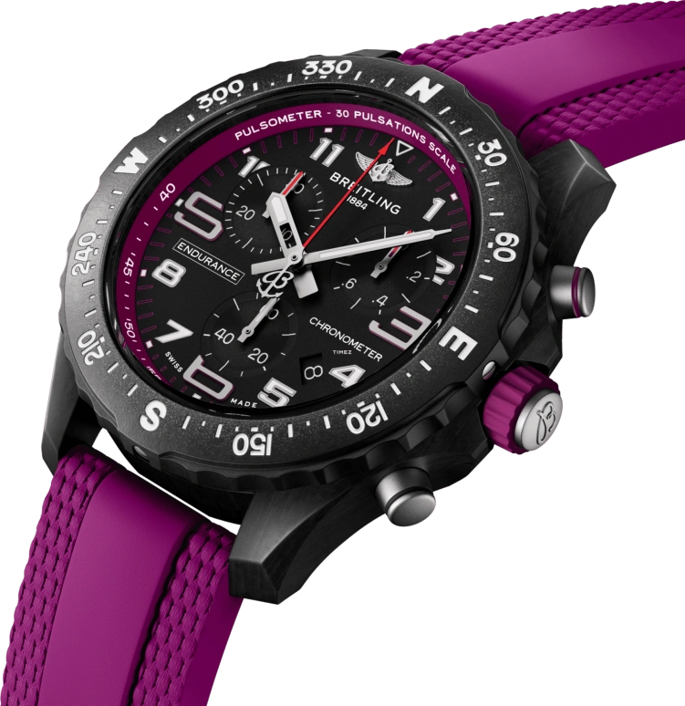 Breitling,Endurance Pro 38mm,38mm,Titaplast,Black,Quartz,Chronograph,Day,X83310F61B1S1