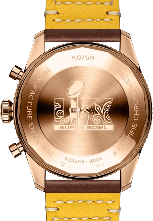 Breitling,Classic AVI 42mm,42mm,Red Gold,Green,Automatic,Chronograph,42hours,R233802A1L1X1