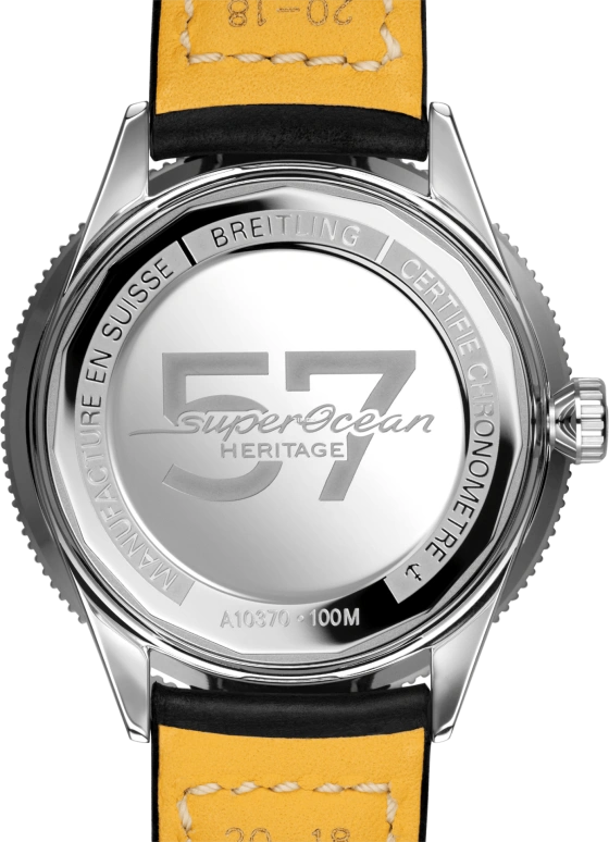 Breitling,Superocean Heritage 42mm,42mm,Stainless Steel,Black,Automatic,Chronograph,Day,A10370121B1X2