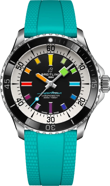 Breitling,Superocean 42mm,42mm,Stainless Steel,Black,White,Automatic,40hours,In-house Caliber,A17375211B2S2