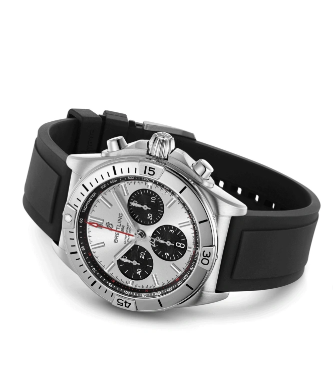 Breitling,Chronomat 42mm,42mm,Stainless Steel,Luminous,Silver,Automatic,70hours,In-house Caliber,AB0134101G1S1