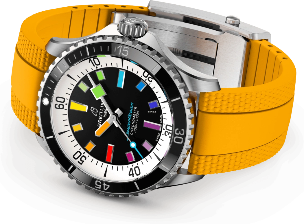 Breitling,Superocean 42mm,42mm,Stainless Steel,Black,Automatic,40hours,In-house Caliber,A17375211B2S4
