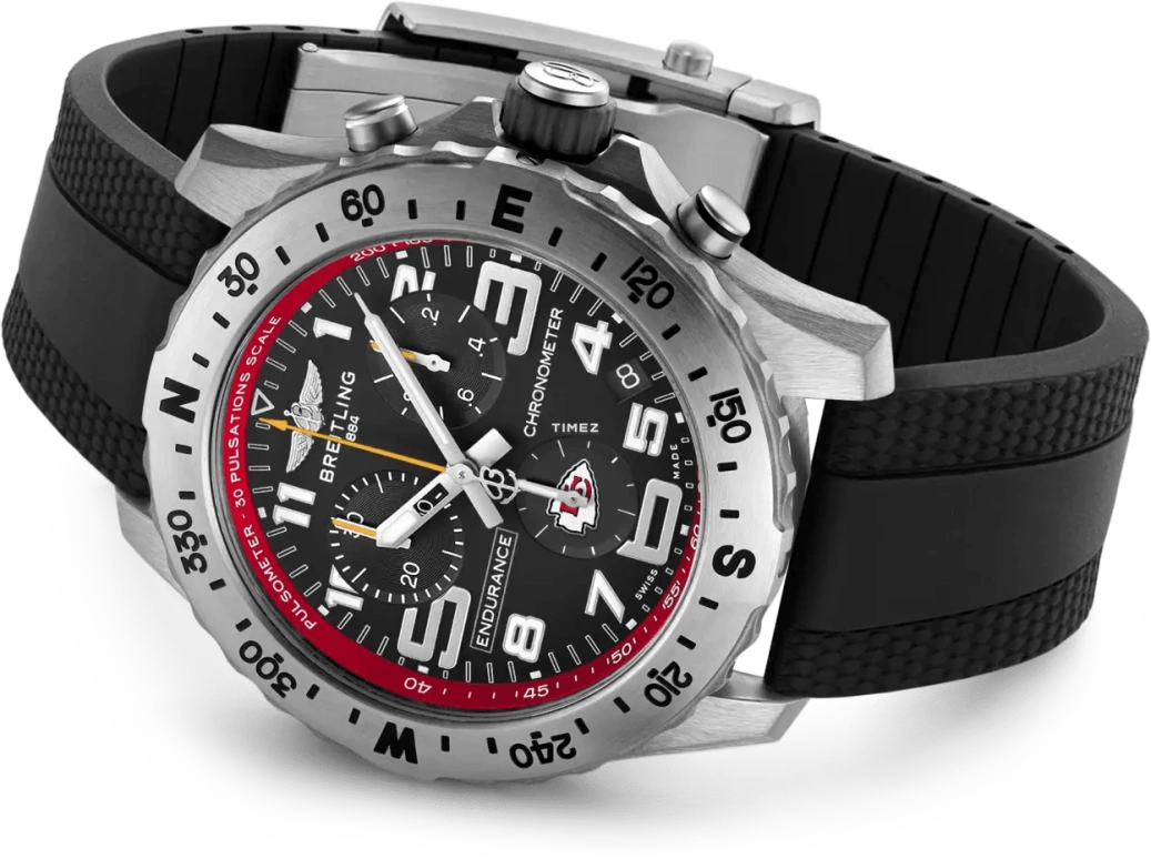 Breitling,Endurance Pro 44mm,44mm,Titanium,Black,Quartz,Chronograph,Day,E823106A1B8S1