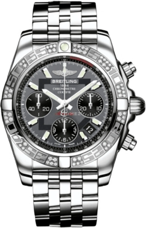 Breitling,Chronomat 41mm,41mm,Stainless Steel,Grey,Automatic,Chronograph,Day,Column Wheel,AB0140AA,AB0140AA/F554/378A