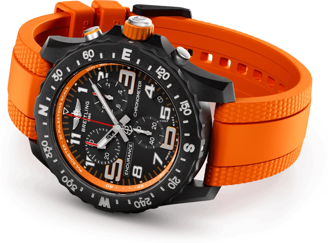 Breitling,Endurance Pro 44mm,44mm,Titaplast,Black,Quartz,Chronograph,Day,X82310A51B1S2