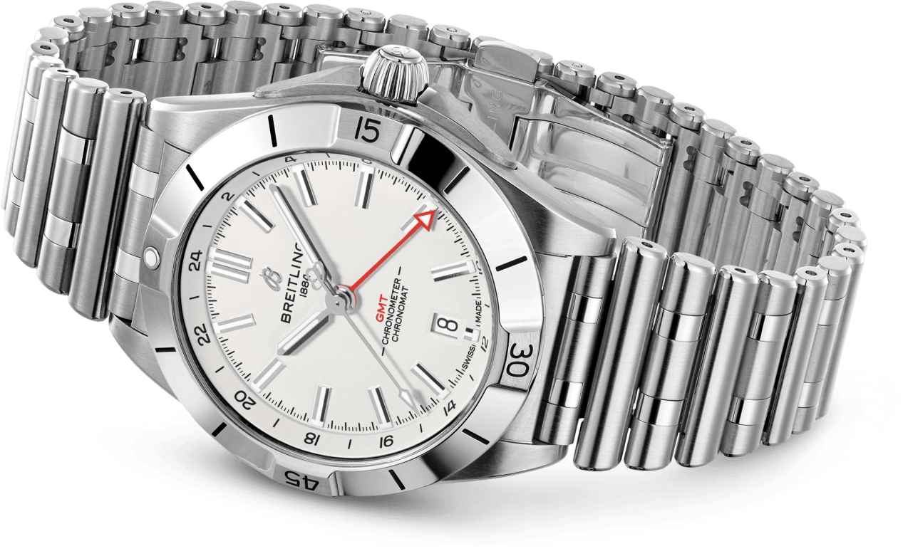 Breitling,Chronomat 40mm,40mm,Stainless Steel,Luminous,White,Automatic,42hours,In-house Caliber,Erling Haaland,A32398101A1A1