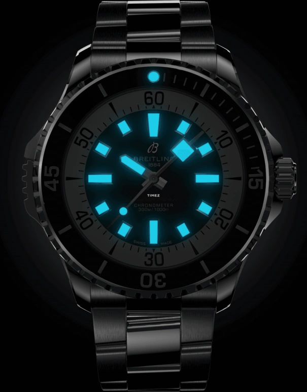 Breitling,Superocean 46mm,46mm,Stainless Steel,Blue,Automatic,40hours,In-house Caliber,A17378E71C1A1