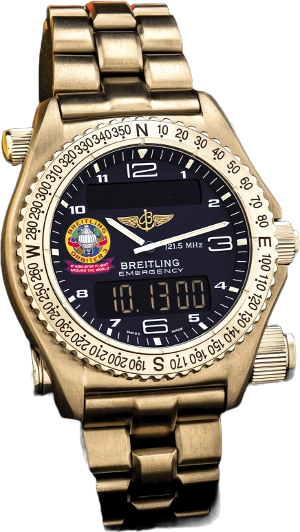 Breitling,Emergency 43mm,43mm,Titanium,Blue,Quartz,Countdown,Chronograph,Perpetual Calendar,Date,35040hours,In-house Caliber,E56321 ORBITER