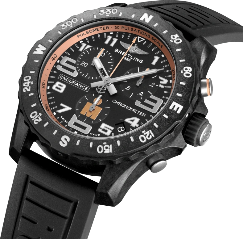 Breitling,Endurance Pro 44mm,44mm,Titaplast,Black,Quartz,Chronograph,Day,X823101B1B1S1