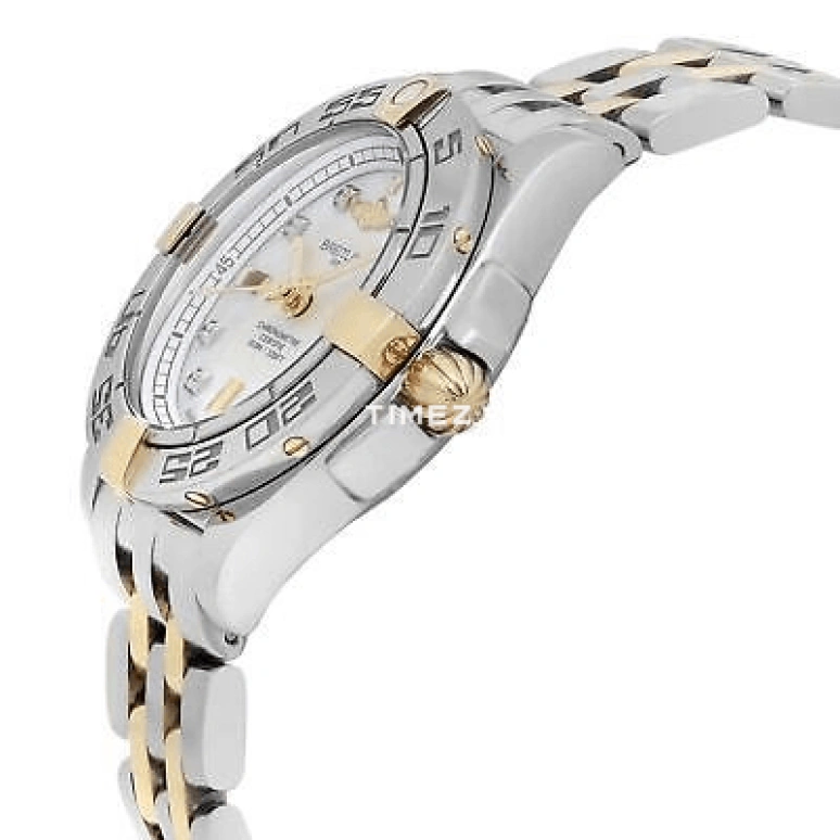 Breitling,Galactic 32mm,32mm,Yellow Gold,Stainless Steel,Silver,Quartz,Day,26280hours,B71356L2,B71356L2/A710/367D