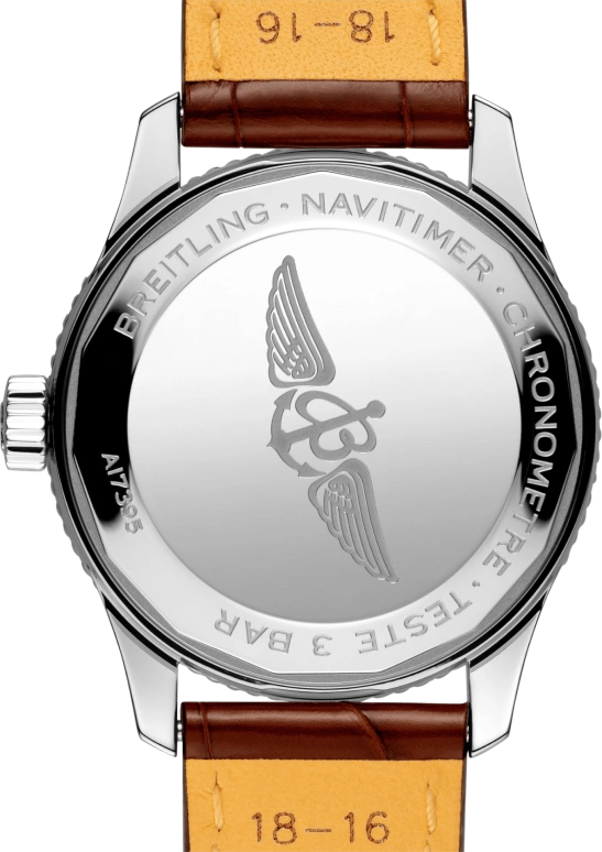 Breitling,Navitimer 35mm,35mm,Stainless Steel,Pink,Automatic,38hours,In-house Caliber,A17395201K1P1