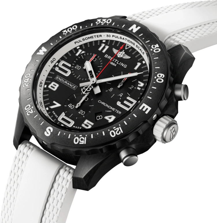 Breitling,Endurance Pro 38mm,38mm,Titaplast,Black,Quartz,Chronograph,Day,X83310A71B1S1