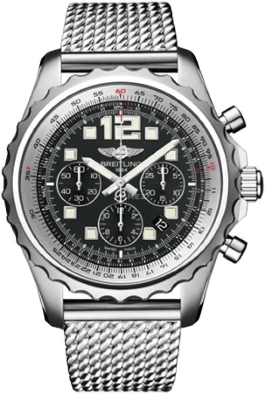 Breitling,Chronospace 46mm,46mm,Stainless Steel,Black,Automatic,Chronograph,Day,A2336035BA68
