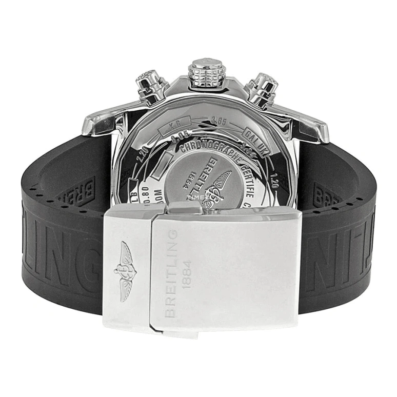 Breitling,Avenger 43mm,43mm,Stainless Steel,Black,Automatic,Chronograph,Day,A1338111,A1338111/BC32/153S/A20D.2