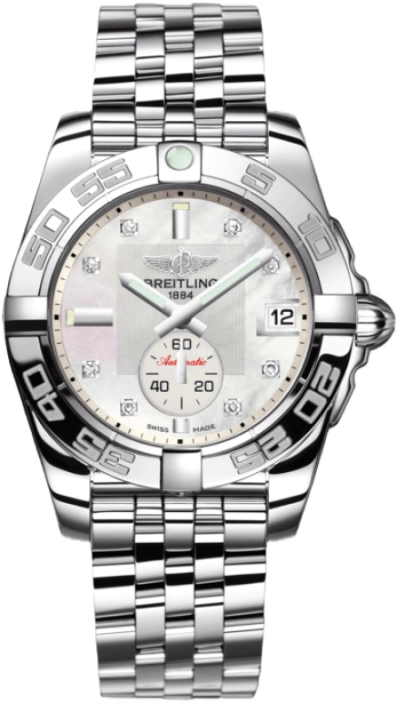 Breitling,Galactic 36mm,36mm,Stainless Steel,White,Automatic,Day,42hours,A37330121A1A1