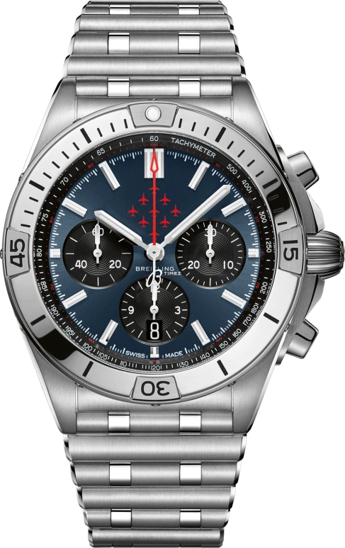 Breitling,Chronomat 42mm,42mm,Stainless Steel,Blue,Automatic,Chronograph,Day,AB01347A1C1A1