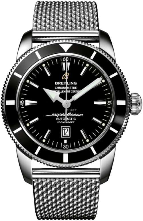 Breitling,Superocean Heritage 46mm,46mm,Stainless Steel,Black,Automatic,Day,40hours,A1732024,A1732024/B868/152A