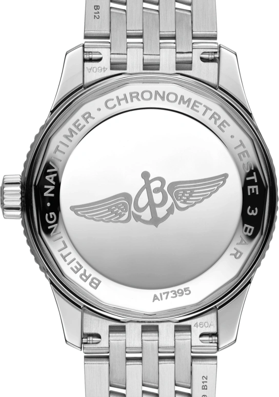 Breitling,Navitimer 35mm,35mm,Stainless Steel,Silver,Automatic,38hours,In-house Caliber,A17395F41G1A1