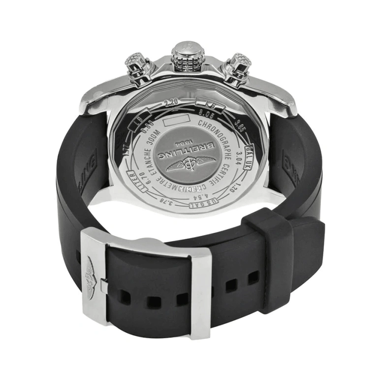 Breitling,Avenger 43mm,43mm,Stainless Steel,Black,Automatic,Chronograph,Day,A1338111,A1338111/BC32/131S/A20S.1
