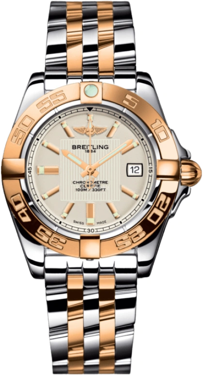 Breitling,Galactic 32mm,32mm,Rose Gold,Stainless Steel,White,Quartz,Day,26280hours,C71356L2,C71356L2/G704/367C
