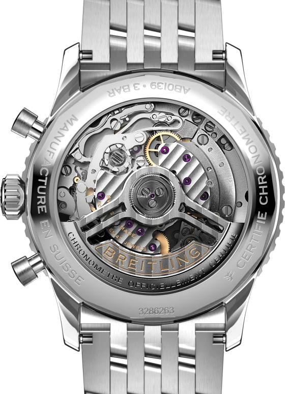 Breitling,Navitimer 41mm,41mm,Stainless Steel,Blue,Automatic,Chronograph,Day,AB0139241C2A1