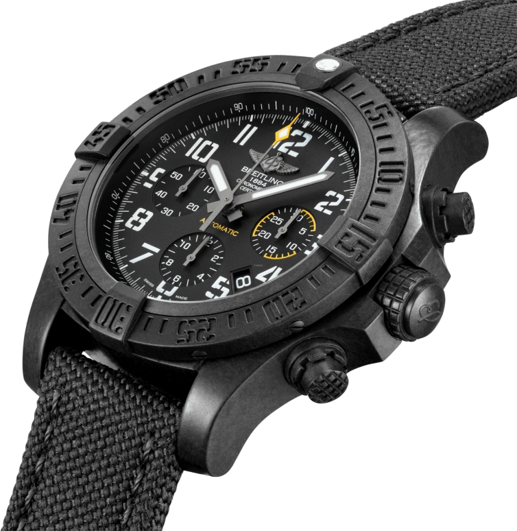 Breitling,Avenger 45mm,45mm,Titaplast,Black,Automatic,Chronograph,Date,Column Wheel,XB0180E41B1W1