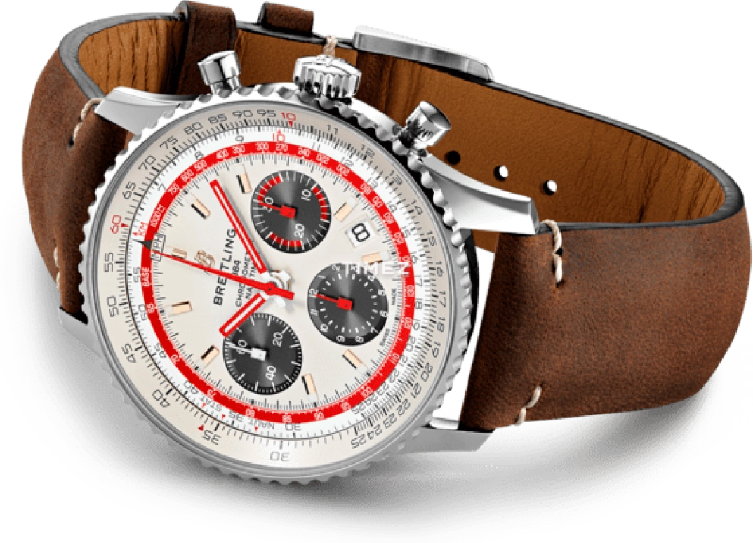 Breitling,Navitimer 43mm,43mm,Stainless Steel,Silver,Automatic,Chronograph,Day,AB01219A1G1X1
