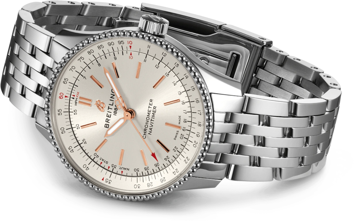 Breitling,Navitimer 35mm,35mm,Stainless Steel,Silver,Automatic,38hours,In-house Caliber,A17395F41G1A1