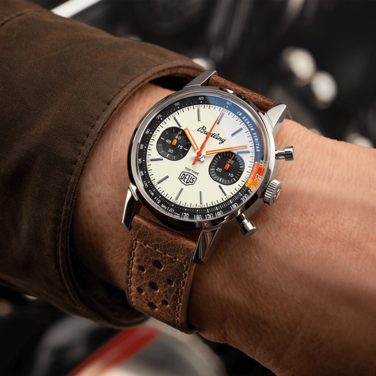 Breitling,Premier 41mm,41mm,Stainless Steel,Beige,Automatic,Chronograph,Date,A233101A1A1X1