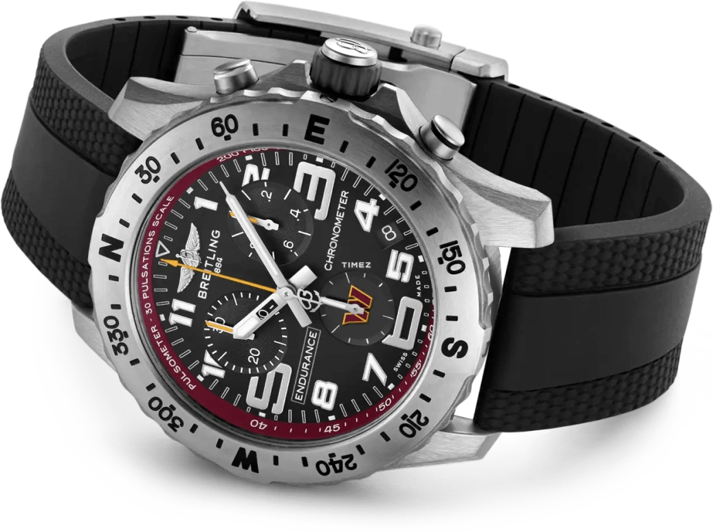 Breitling,Endurance Pro 44mm,44mm,Titanium,Black,Quartz,Chronograph,Day,E823106A1BNS1