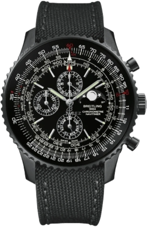 Breitling,Navitimer 48mm,48mm,Stainless Steel,Black,Automatic,Chronograph,Moonphase,Perpetual Calendar,Month,96hours,In-house Caliber,M1938022,M1938022/BD20/100W/M20BASA.1