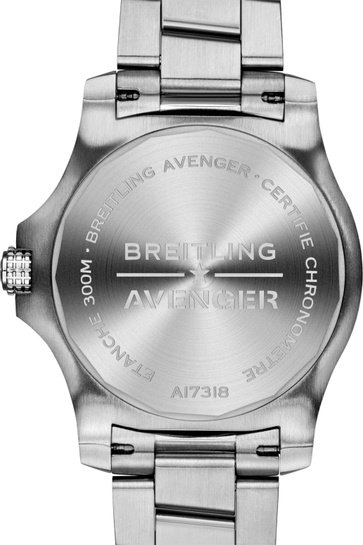 Breitling,Avenger 43mm,43mm,Stainless Steel,Black,Automatic,Chronograph,Date,Anti-magnetic,A17318101B1A1