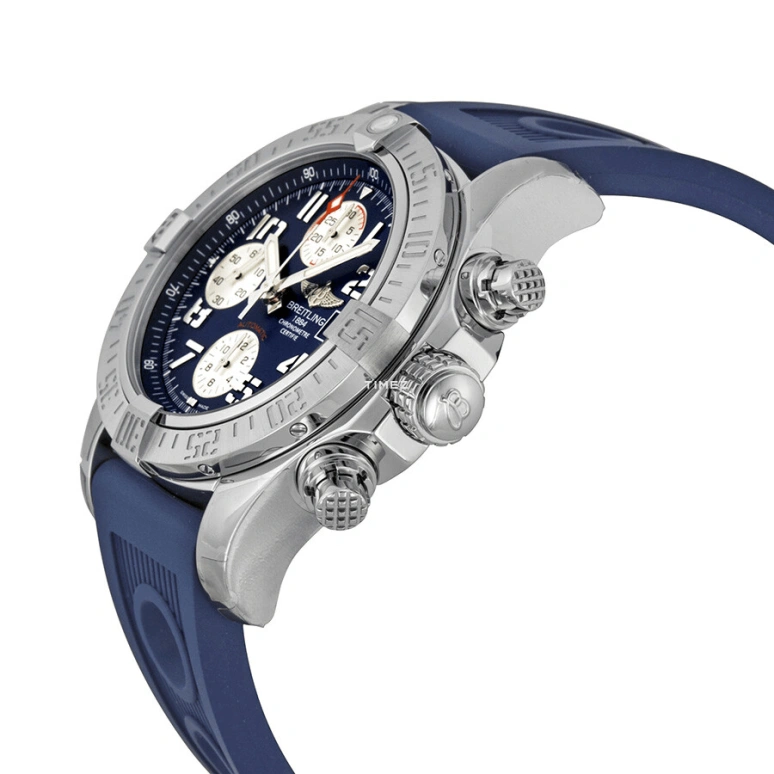 Breitling,Avenger 43mm,43mm,Stainless Steel,Blue,Automatic,Chronograph,Day,A1338111,A1338111/C870/211S/A20D.2