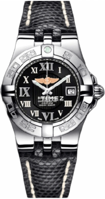 Breitling,Galactic 30mm,30mm,Stainless Steel,Black,Quartz,26280hours,In-house Caliber,A71340L2,A71340L2.B950.168Z.A14D1