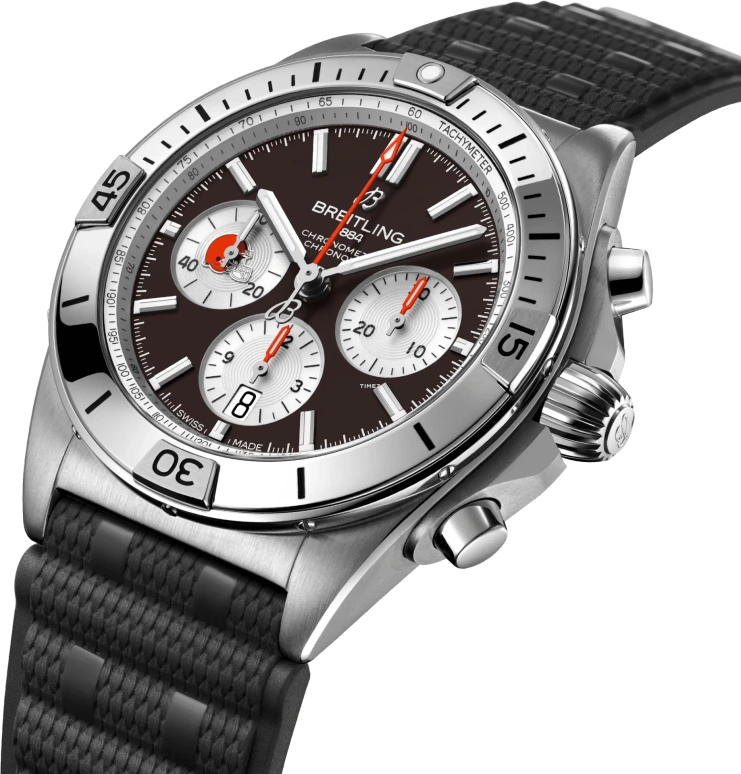 Breitling,Chronomat 42mm,42mm,Stainless Steel,Brown,Automatic,Chronograph,Day,AB01342B1B6S1
